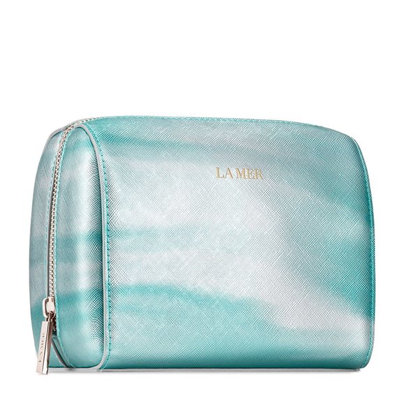 🥑NEW🥑 Gorgeous LA MER Limited Edition Cosmetic Bag with Logo - Picture 1 of 11